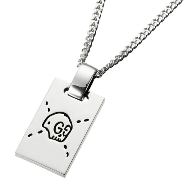 GUCCI - 新品 グッチ GUCCI ネックレス グッチゴースト シルバーの通販
