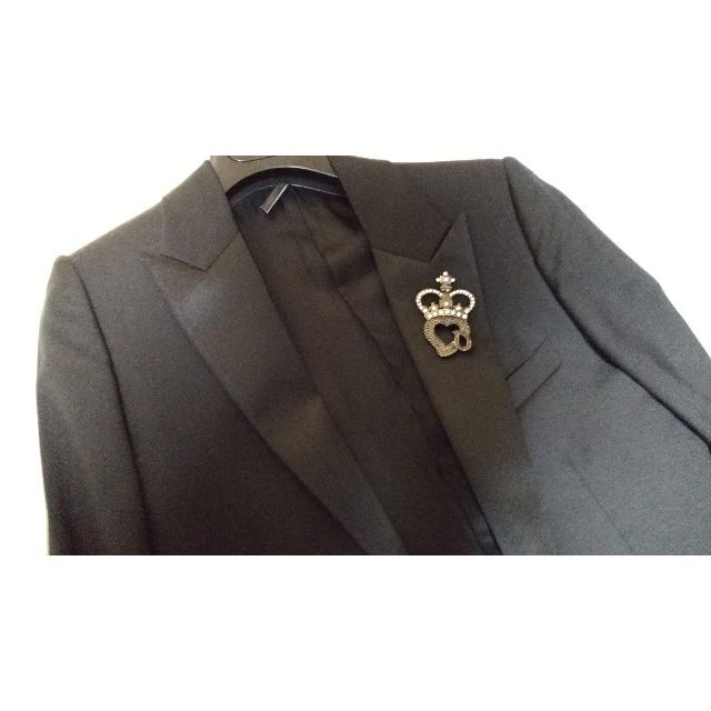 NUMBER (N)INE - 正規 廃盤 ナンバーナイン 王冠ハート涙ブローチ