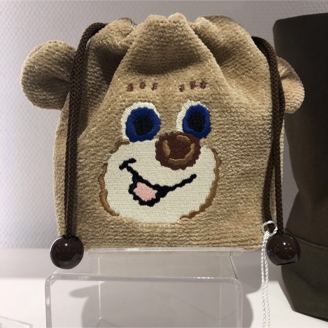 FEILER - ドアップテディ 耳付き巾着 フェイラー オールドテディ 巾着