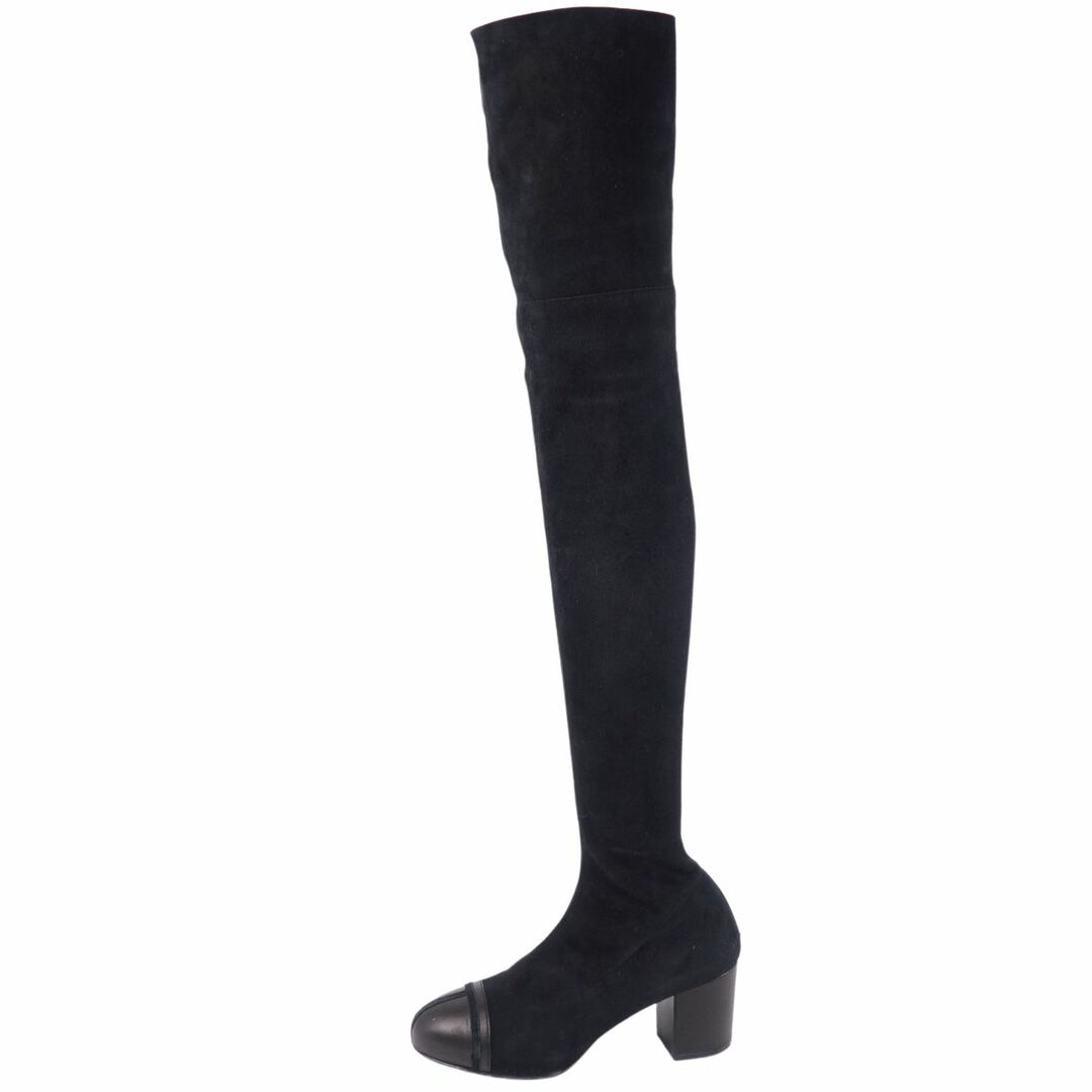 CHANEL - シャネル CHANEL ブーツ ニーハイブーツ スウェード