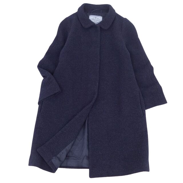 PRADA - 美品 プラダ PRADA コート ウール カシミヤ ステンカラー
