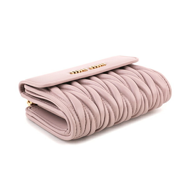 MIU MIU - 新品 ミュウミュウ MIU MIU 2つ折り財布 マテラッセ