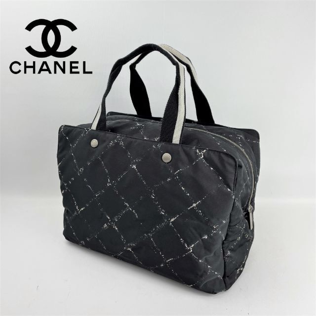 □シャネル CHANEL□ 旧トラベルライン ボストンバッグ 1〜3泊