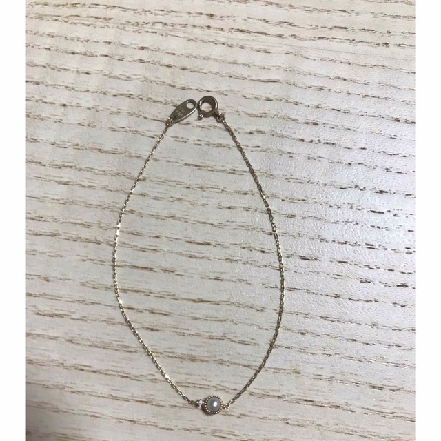 ete - K10YGパール ダイヤモンド ブレスレットの通販 by sii's shop