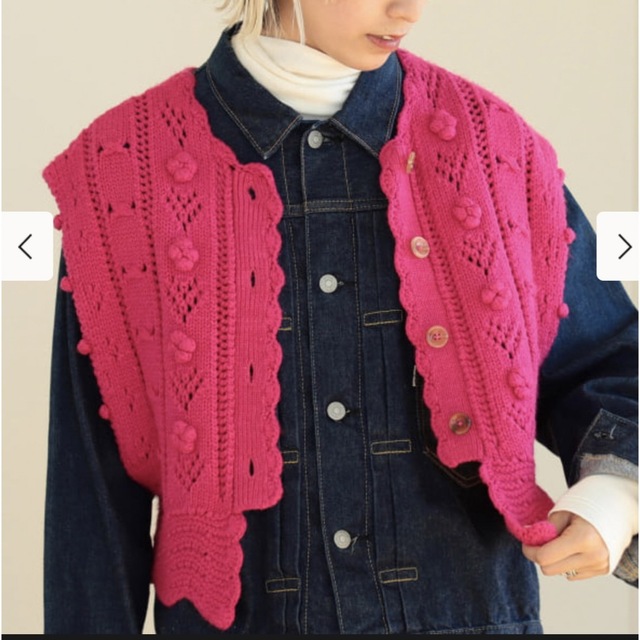 BEAMS BOY - BEAMS BOY / アラン カーディガン ベストの通販 by yu