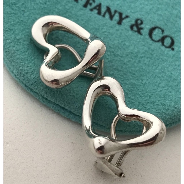 Tiffany & Co. - Tiffany ヴィンテージ オープンハート イヤリングの