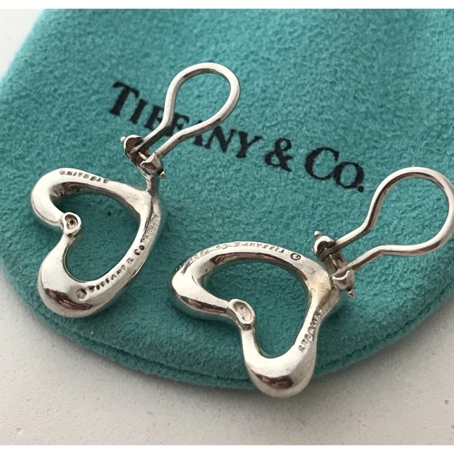 Tiffany & Co. - Tiffany ヴィンテージ オープンハート イヤリングの
