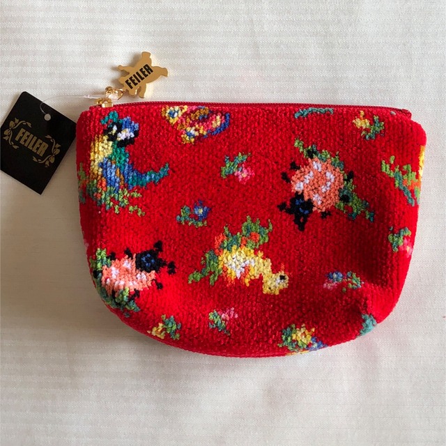 FEILER - フェイラー ハイジ 赤 ポーチの通販 by ポム's shop