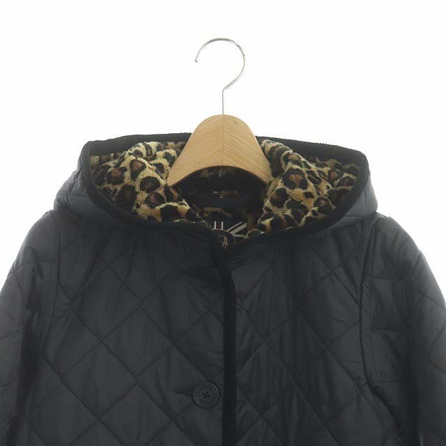 LAVENHAM - ラベンハム BRUNDON FUR 裏地レオパード キルティング