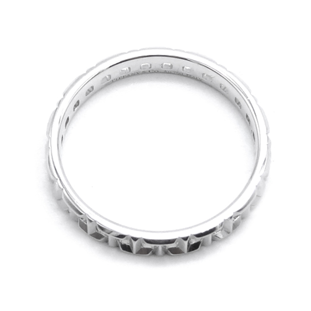 Tiffany & Co. - ティファニー T トゥルー ナロー リング K18 ホワイト