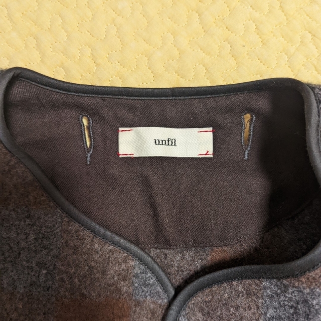 unfil - 【unfil】 3WAYウールモッサジャケット ブラウンの通販 by