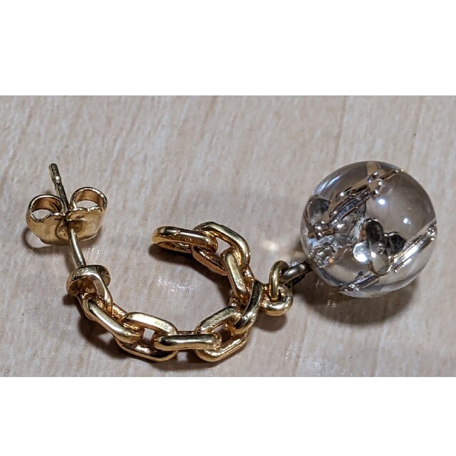 LOUIS VUITTON - ルイヴィトン ピアス クリア アンクルージョン