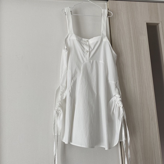 UN3D. - ウェーブラインギャザーキャミソールWAVE LINEGATHERCAMISOLE