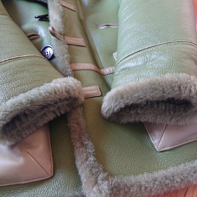 AKM - 超美品 最高級 AKM リアルムートンジャケット B-7 本革 メンズ