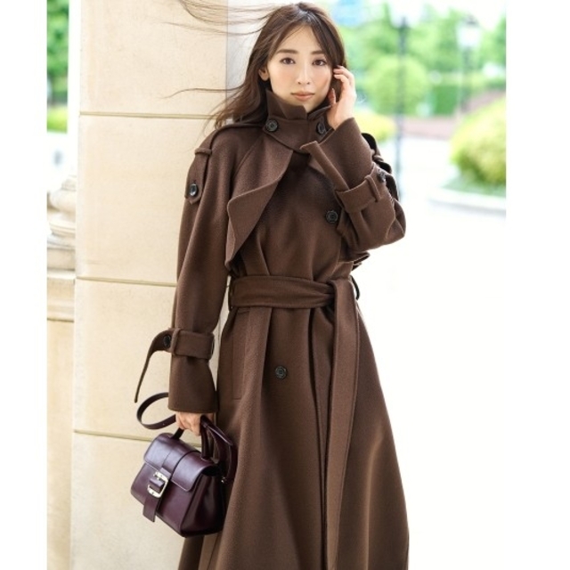 SNIDEL - 僅少 新品 SNIDEL ウロコカシミアスタンドカラーコート