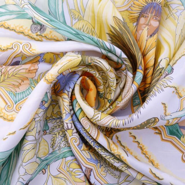 HERMES - エルメス HERMES スカーフ カレ90 AMAZONIA(アマゾニア