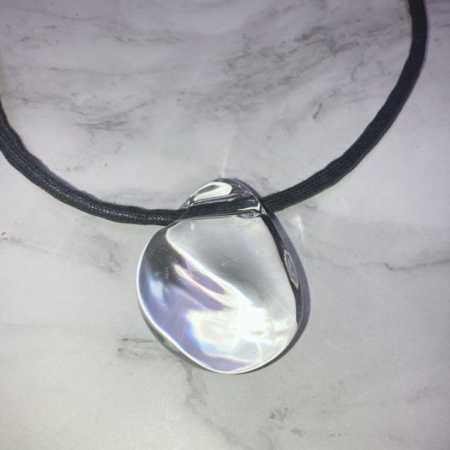 Baccarat - 【美品】Baccarat バカラ ネックレス クリスタル 透明 無色