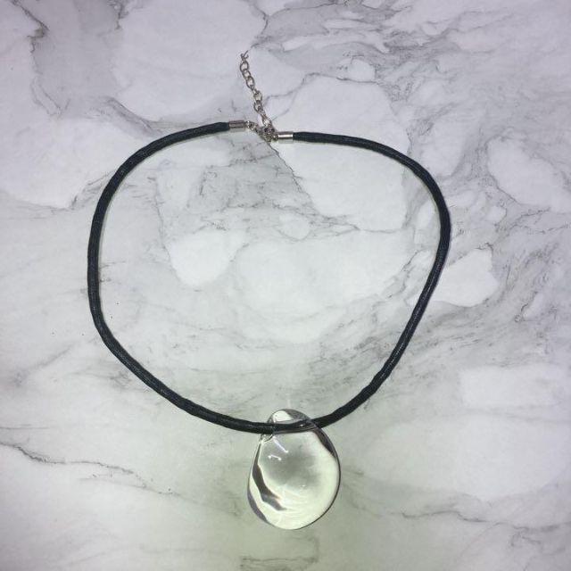 Baccarat - 【美品】Baccarat バカラ ネックレス クリスタル 透明 無色