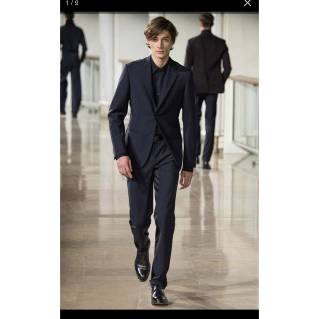 HERMES - エルメス2015-16AW新品未使用 ネイビー タキシード 定価80万