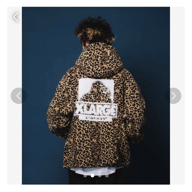 XLARGE - XLARGE フリースボアジャケット マルチカラー ヒョウ柄の通販