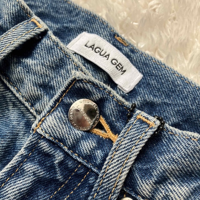 新品LAGUA GEM♡ストレート デニム ジーンズの通販 by どるちぇ's shop