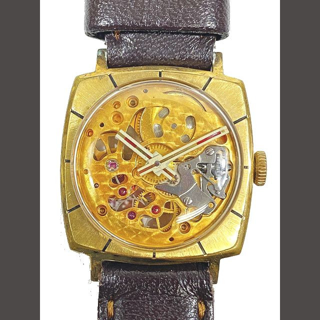 Waltham - ウォルサム WALTHAM モナコ 両面スケルトン 17石 手巻き