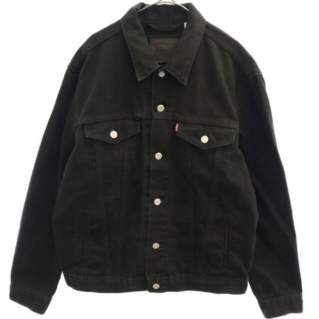 Levi's - リーバイス 後染め ブラックデニムジャケット L ブラック
