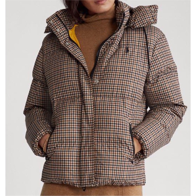 POLO RALPH LAUREN - 極美品 ポロラルフローレン 千鳥柄 ダウン