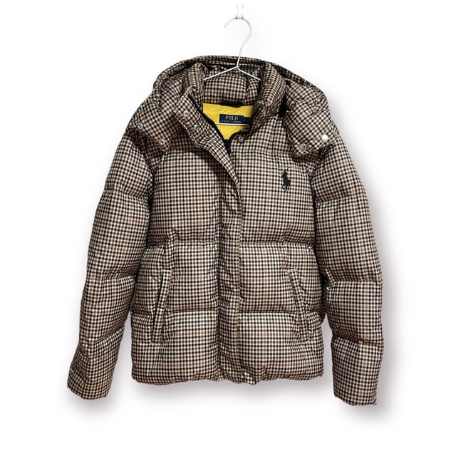 POLO RALPH LAUREN - 極美品 ポロラルフローレン 千鳥柄 ダウン