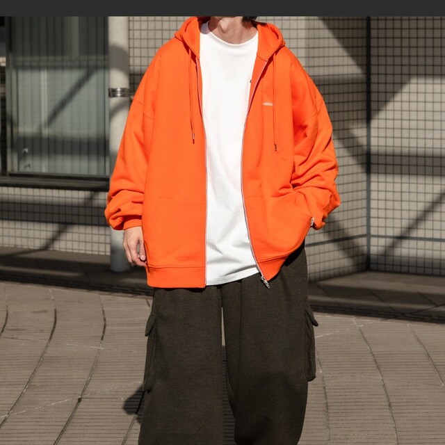 carhartt - ペルーシュジップパーカー オレンジの通販 by いと's shop