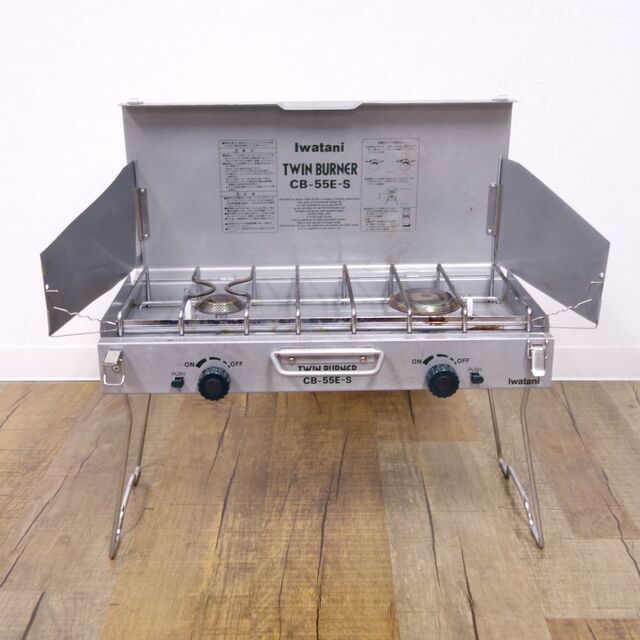 Iwatani - イワタニ IWATANI カセットフー ツインバーナー CB-55E-S