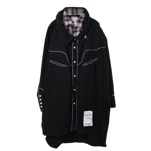 MIHARAYASUHIRO - MIHARA YASUHIRO レイヤード ウエスタン シャツの