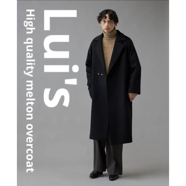 Lui's - Lui's ハイクオリティ メルトンオーバーコート グレー Sの通販