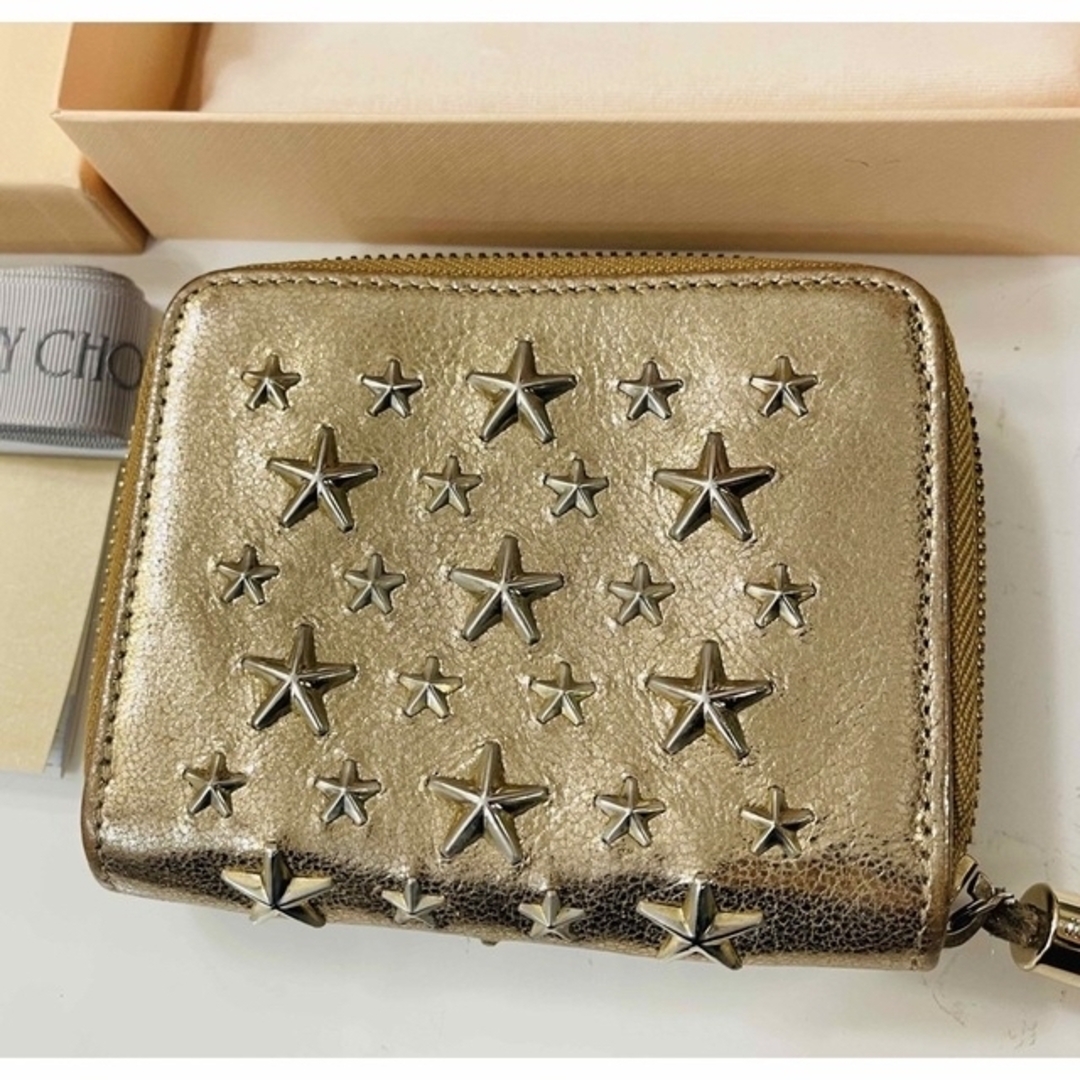 JIMMY CHOO - ジミーチュウ 星 スタッズ 財布 ゴールド キラキラ
