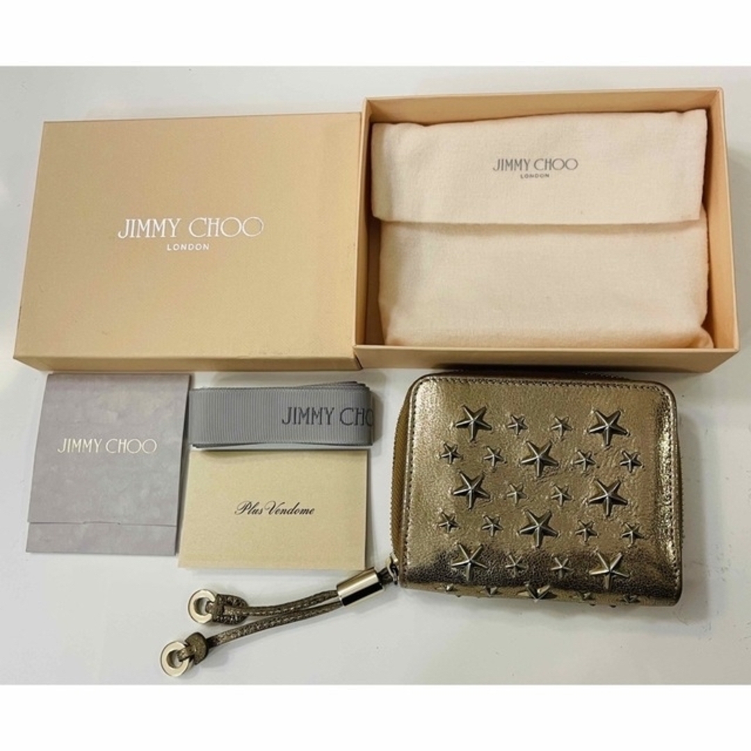 JIMMY CHOO - ジミーチュウ 星 スタッズ 財布 ゴールド キラキラ