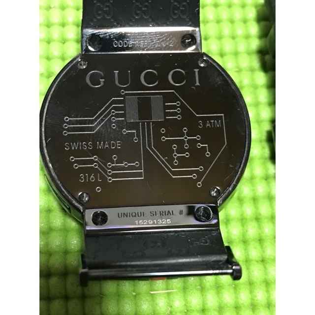 GUCCI - 美品！動作品！GUCCI腕時計ジャンク！ベルト破損！316L アイ