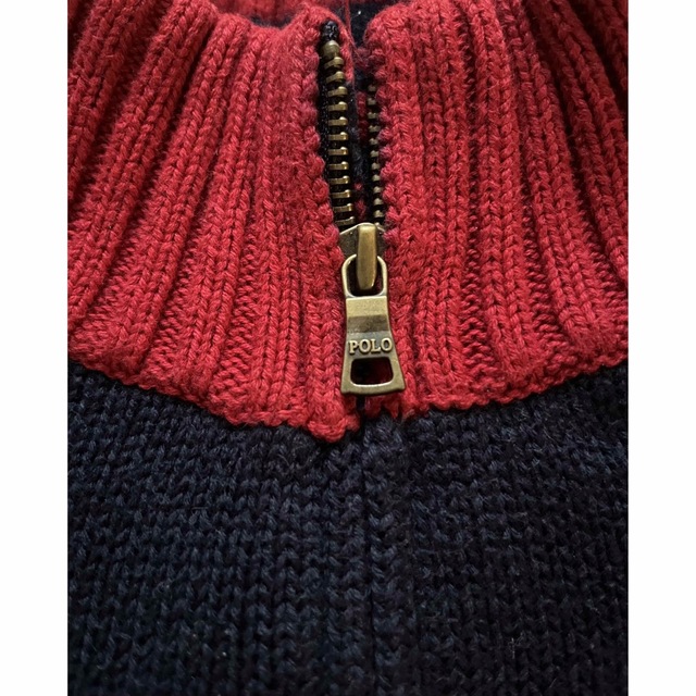 POLO RALPH LAUREN - ポロ ラルフローレン ジップアップ ネイビー