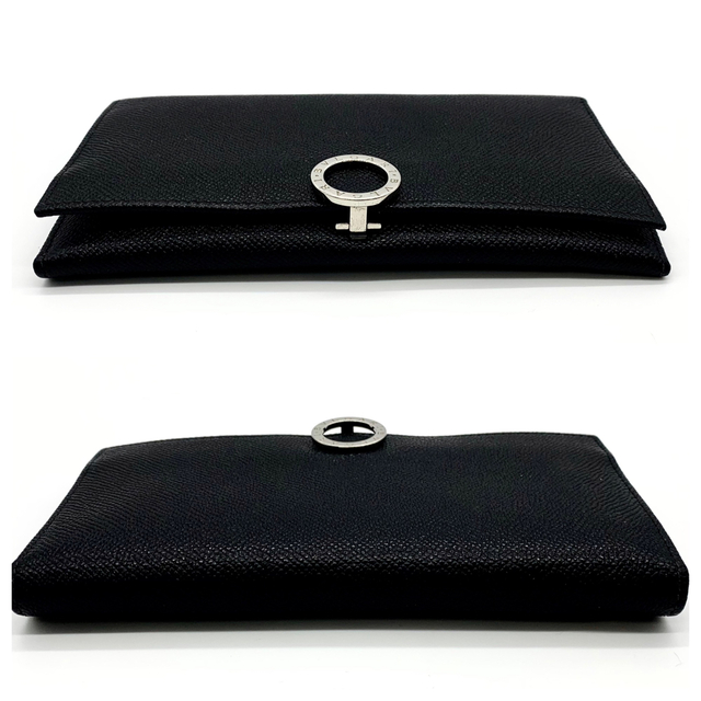 極美品】ブルガリ 長財布 ビーゼロワン ロゴクリップ 黒 サフィアーノ