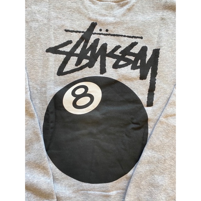 STUSSY - 【Sサイズ】新品 タグ付き stussy 8ボール スウェット グレー