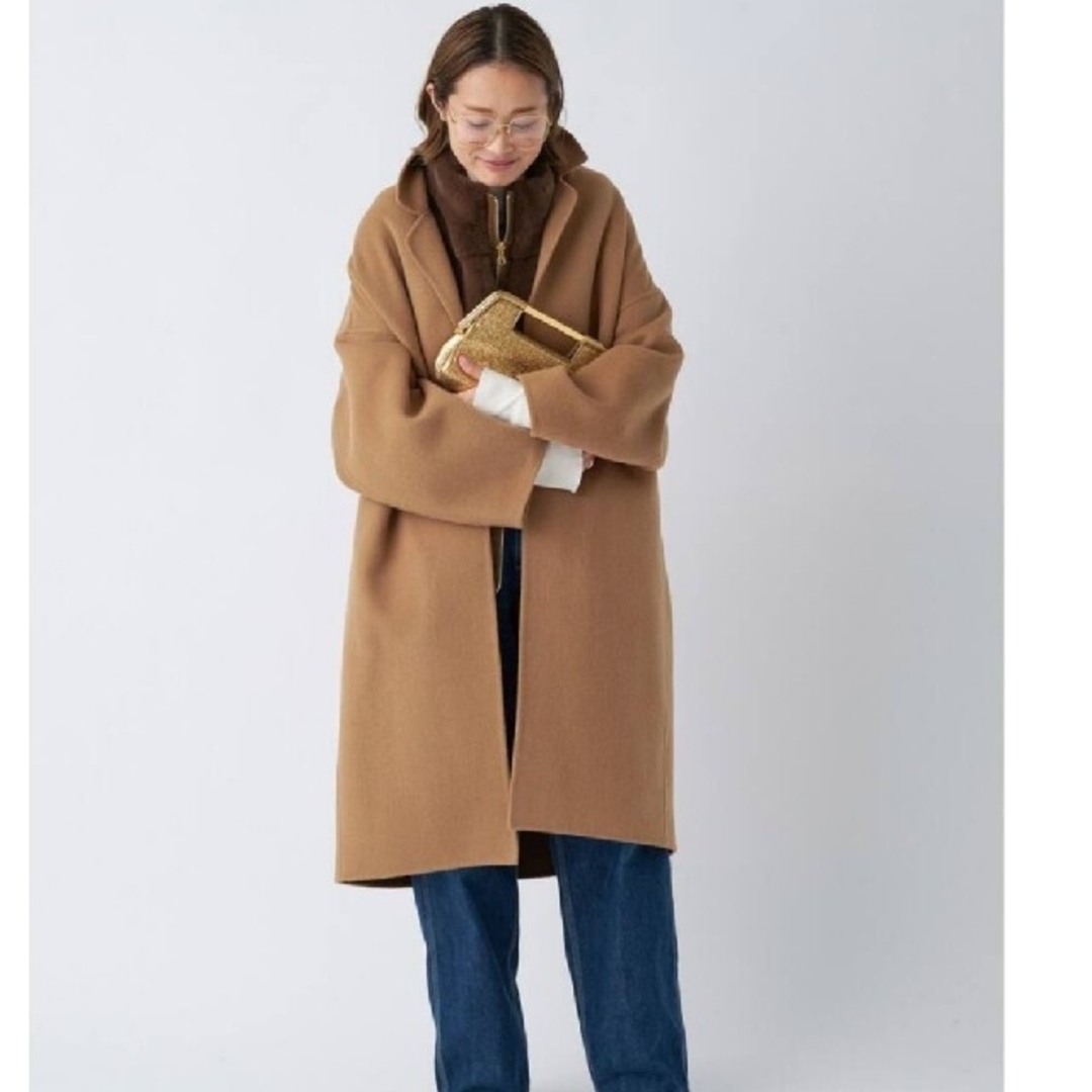 DEUXIEME CLASSE - ドゥーズィエムクラス ウールアンゴラ リバーコート