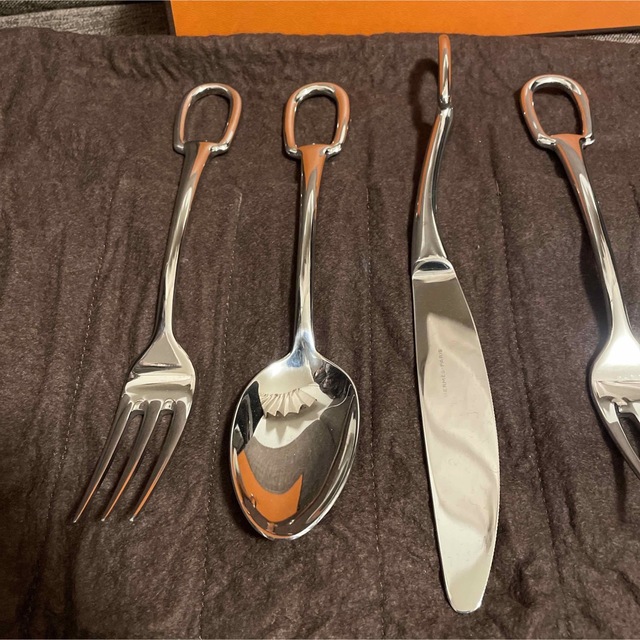 エルメス グラン アトラージュ スプーン フォーク ナイフ セット