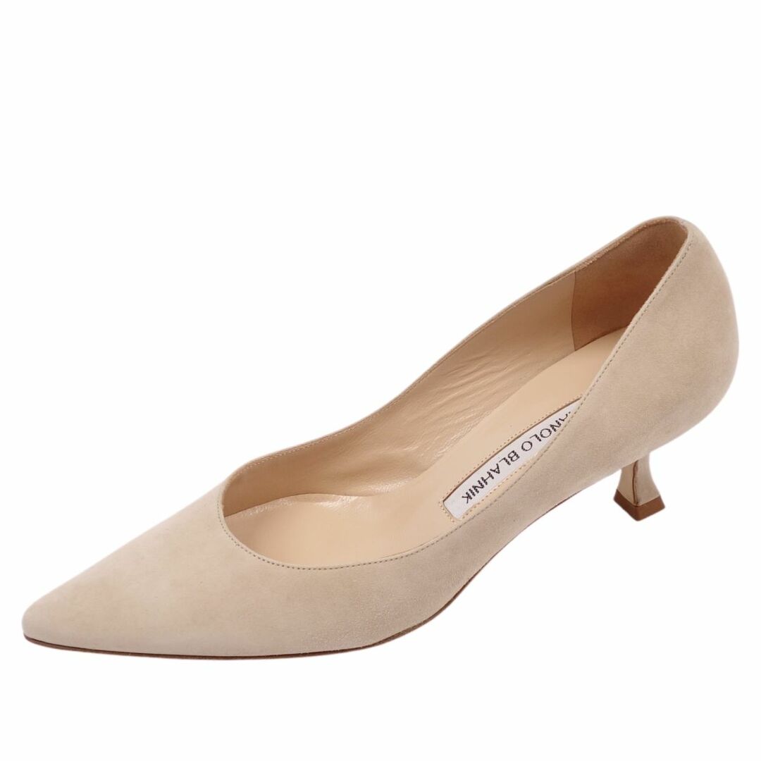 マノロブラニク リストニースウェードパンプス スエード 赤レッド