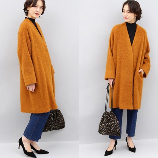 Adam et Rope' - 近年モデル♡アダムエロペ モヘヤシャギーコート ノー