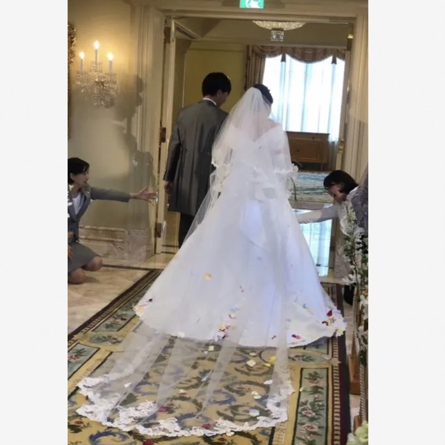 YUMI KATSURA - 桂由美 ウエディングドレスとベールセットの通販 by