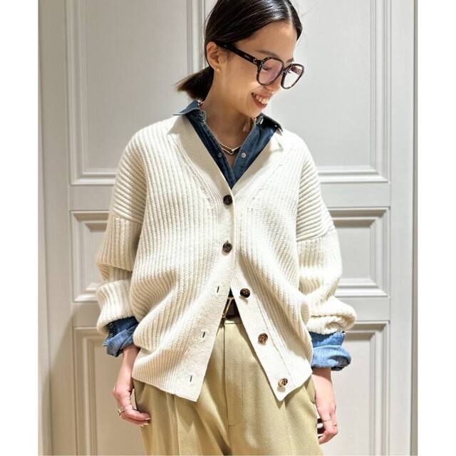 MUSE de Deuxieme Classe カーディガン F ベージュ MUSE de Deuxieme