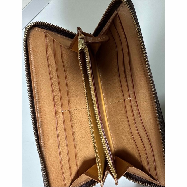 GANZO - GANZO シンブライドル ラウンドファスナー 長財布 ダーク