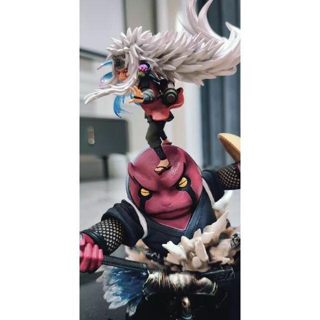 ナルト 自来也 仙人モード ガレージキット ワーコレサイズ フィギュア