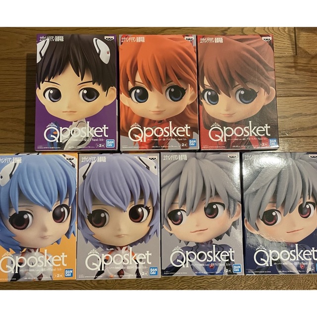 エヴァンゲリオンフィギュアセット Qposket エヴァンゲリオン