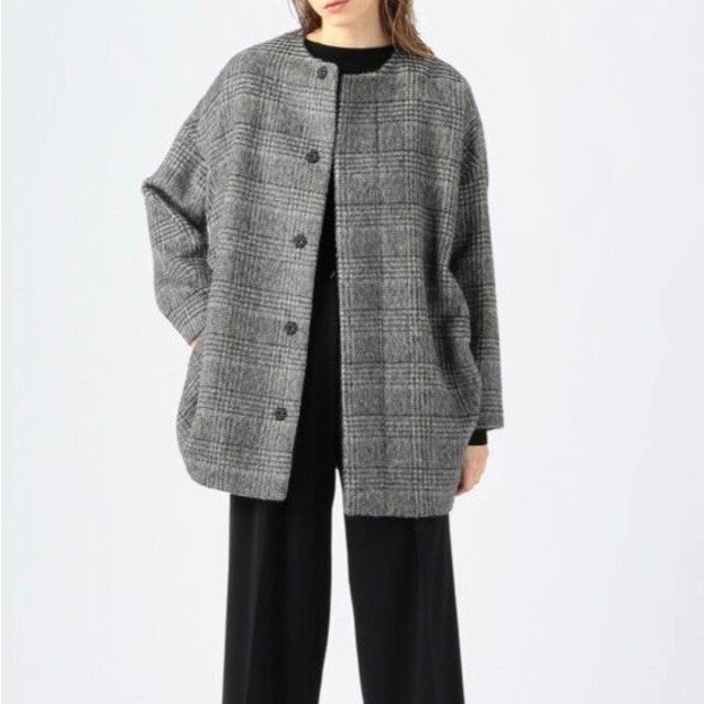 TOMORROWLAND - knott.アルパカシャギーノーカラーコートの通販 by