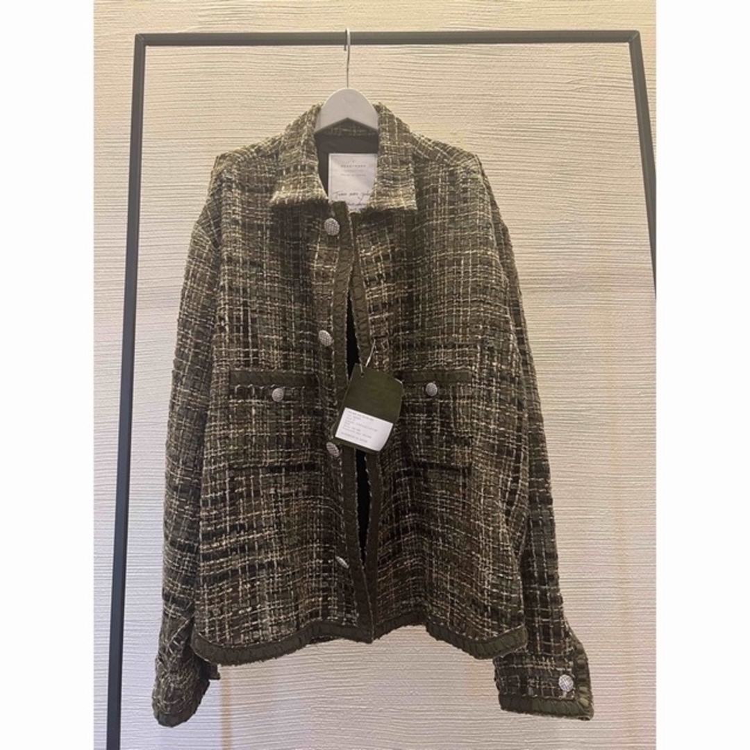 新品 正規品 READYMADE takuya着 ツイード シャツジャケット 3の通販